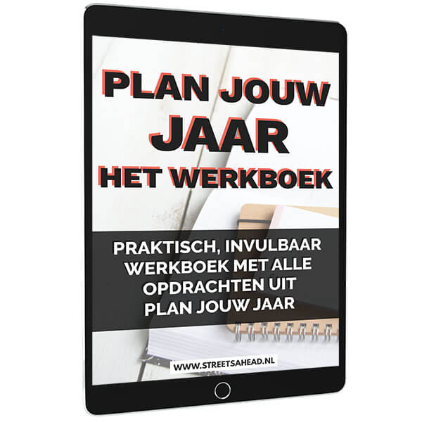 Het e-book Plan jouw jaar helpt je met het stellen van concrete jaardoelen en het bereiken ervan in het komende jaar, ook als je het al druk genoeg hebt.