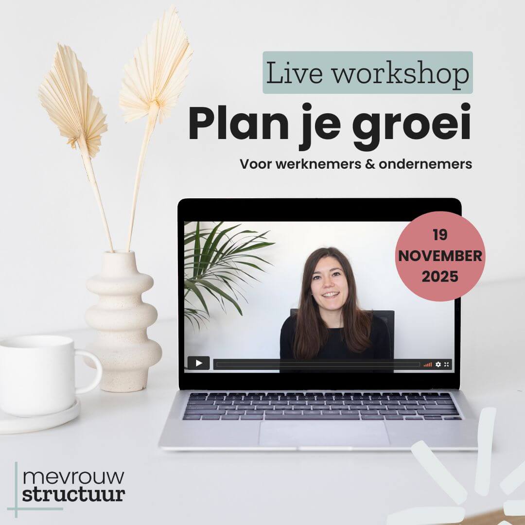 Live workshop Plan je groei