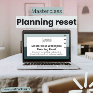 Masterclass Planning reset
