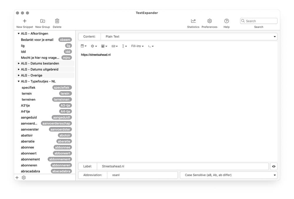 TextExpander tijd besparen op de computer (app review) Mevrouw Structuur